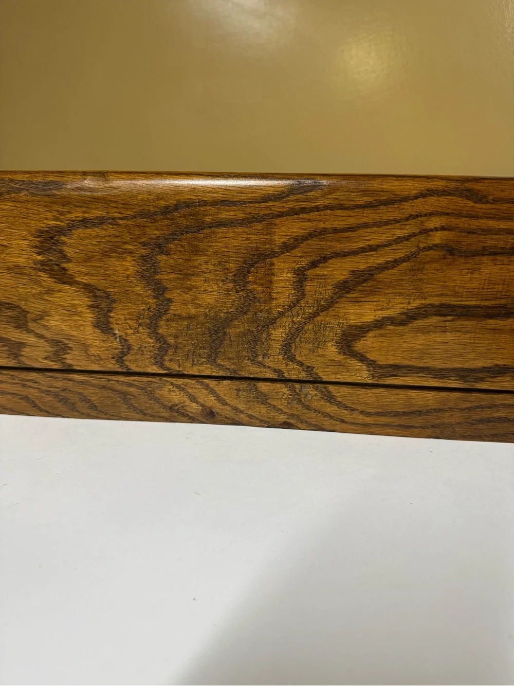 Solid Oak Shelf Heart Hanging Knick Knack Shelf 21” long